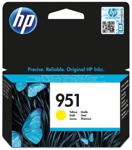 Tusz HP żółty HP 951, HP951=CN052AE, 700 str.