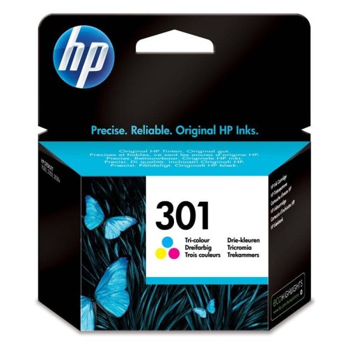 Tusz HP kolor HP 301, HP301=CH562EE, 165 str.,3 ml - 1130417