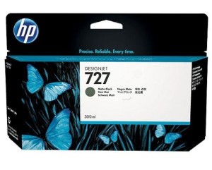 HP Czarny fotograficzny wkład atramentowy 727 DesignJet 300 ml