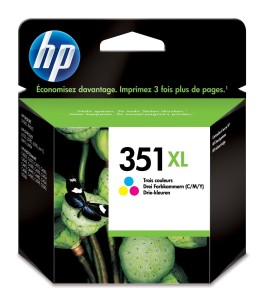 Tusz HP kolor HP 351XL, HP351XL=CB338EE, 580 str.,14 ml