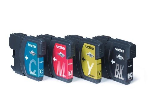 Tusz Brother zestaw LC1100VALBP=LC-1100VALBP, zawiera CMYBK, LC1100C+LC1100M+LC1100Y+LC1100BK - 1183075