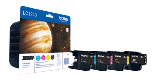 Tusz Brother zestaw LC1240VALBP=LC-1240VALBP, zawiera CMYBK, LC1240C+LC1240M+LC1240Y+LC1240BK