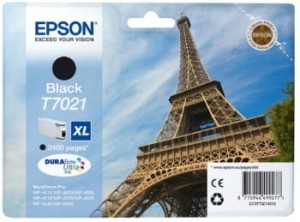 Tusz Epson T702 black XL | WP4000/4500