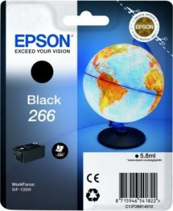 Tusz Epson Black 266 cartridge | WorkForce WF-100W