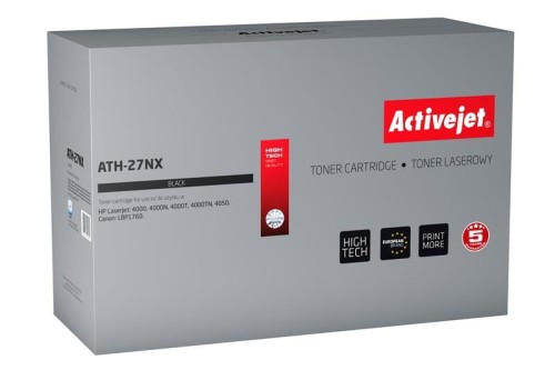Toner Activejet ATH-27NX (zamiennik HP 27X C4127X, Canon EP-52; Supreme; 11300 stron; czarny) - 800319