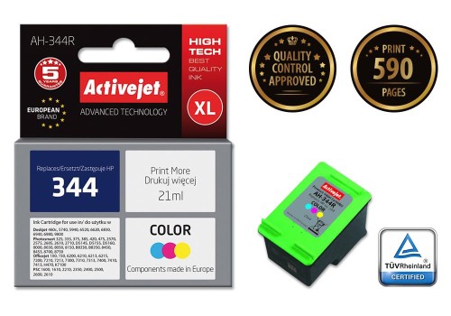 Tusz Activejet AH-344R (zamiennik HP 344 C9363EE; Premium; 21 ml; kolor) - 802311