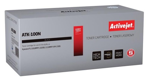 Toner Activejet ATK-100N (zamiennik Kyocera TK-100/TK-18; Supreme; 7800 stron; czarny) - 800650