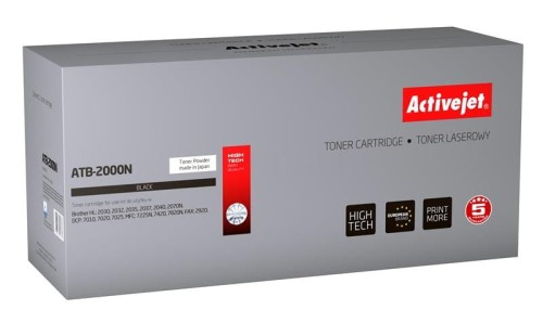 Toner Activejet ATB-2000N (zamiennik Brother TN-2000/TN-2005; Supreme; 2500 stron; czarny) - 799883