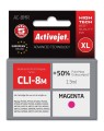 Tusz Activejet AC-8MR (zamiennik Canon CLI-8M; Premium; 13 ml; czerwony) - 801476