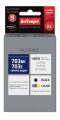 Tusz Activejet AH-M703RX (zamiennik HP 703 CD887AE, CD888AE; Premium; 1 x 20 ml, 1 x 21 ml; czarny, kolor) - 802192