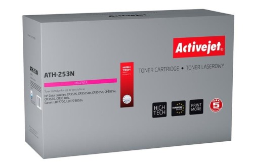Toner Activejet ATH-253N (zamiennik HP 504A CE253A, Canon CRG-723M; Supreme; 7000 stron; czerwony) - 800343