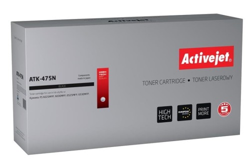 Toner Activejet ATK-475N (zamiennik Kyocera TK-475; Supreme; 15000 stron; czarny) - 800640