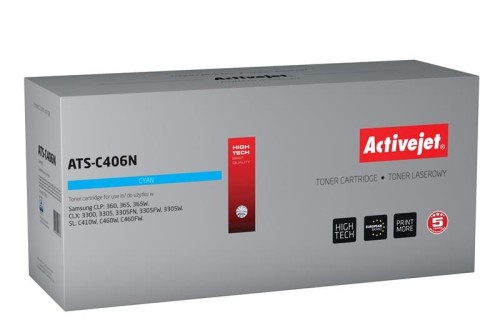 Toner Activejet ATS-C406N (zamiennik Samsung CLT-C406S; Supreme; 1000 stron; niebieski) - 800858
