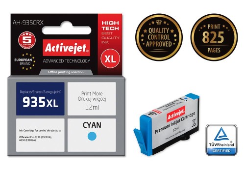 Tusz Activejet AH-935CRX (zamiennik HP 935XL C2P24AE; Premium; 12 ml; niebieski) - 801923