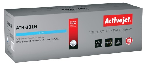 Toner Activejet ATH-381N (zamiennik HP 312A CF381A; Supreme; 2700 stron; niebieski) - 800312