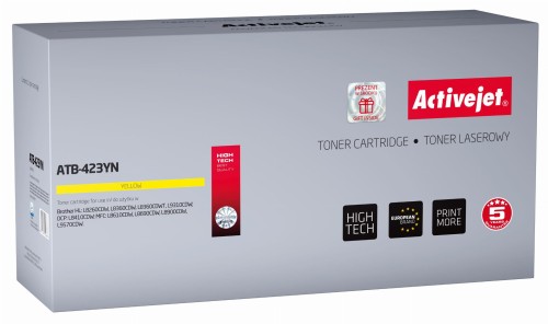 Toner Activejet ATB-423YN (zamiennik Brother TN-423Y; Supreme; 4000 stron; żółty) - 799936