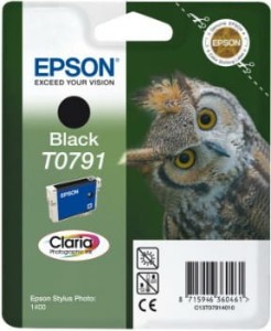 TUSZ EPSON T0791 BLACK  STYLUS PHOTO 1400