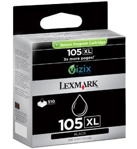 14N0822E TUSZ LEXMARK BLACK NR105XL - 376624