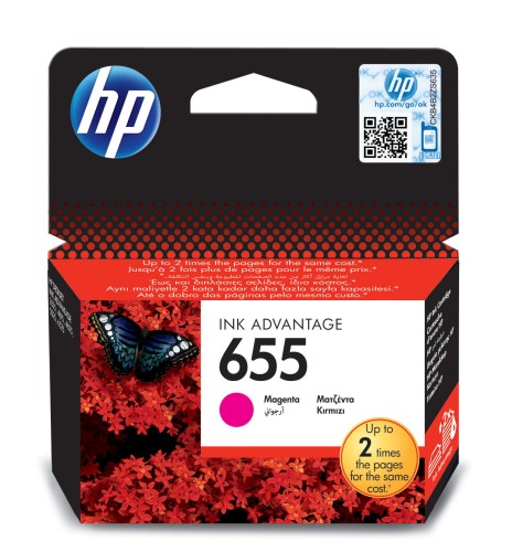 Tusz HP czerwony HP 655, HP655=CZ111AE, 600 str. - 1130383