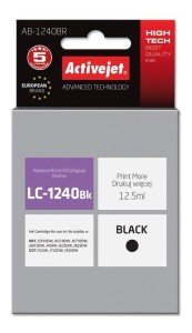 Tusz Activejet AB-1240BR (zamiennik Brother LC1240BK/1220BK; Premium; 12.5 ml; czarny)