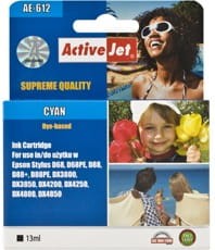 Tusz Activejet AE-612N (zamiennik Epson T0612; Supreme; 12 ml; niebieski)