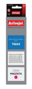 Activejet AE-664M Buteleczka z tuszem z atramentem (zamiennik Epson T6643; Supreme; 100 ml; czerwony)
