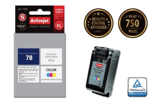 Tusz Activejet AH-78R (zamiennik HP 78 C6578D; Premium; 45 ml; kolor)