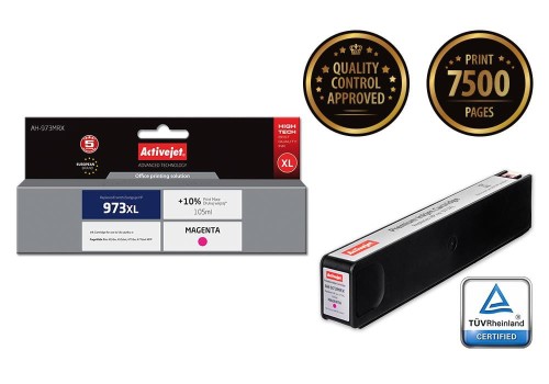 Tusz Activejet AH-973MRX (zamiennik HP 973XL F6T82AE; Premium; 105 ml; czerwony) - 848031