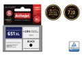 Tusz Activejet AH-651BRX (zamiennik HP 651 C2P10AE; Premium; 20 ml; czarny) - 1130452