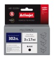 Multipack Activejet ARP-302BRX (zamiennik HP 302XL F6U68AE; Supreme; 3x17ml; czarny) - 937777