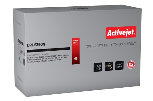 Bęben Activejet DRL-E260N (zamiennik Lexmark E260X22G; Supreme; 30 000 stron; czarny) - 821297