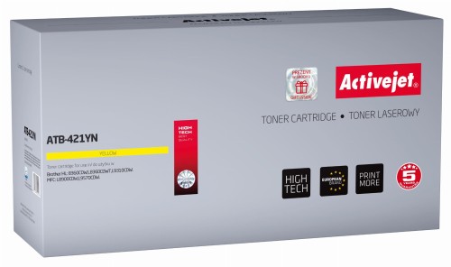 Toner Activejet ATB-421YN (zamiennik Brother TN-421Y; Supreme; 1800 stron; żółty) - 847025