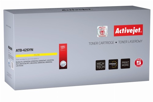 Toner Activejet ATB-426YN (zamiennik Brother TN-426Y; Supreme; 6500 stron; żółty) - 847044