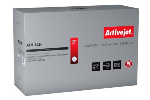 Toner Activejet ATH-11N (zamiennik HP 11A Q6511A, Canon CRG-710; Supreme; 6000 stron; czarny) - 847105