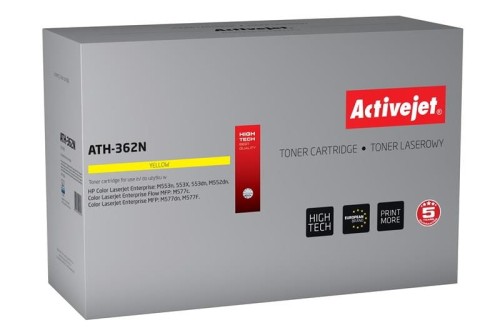 Toner Activejet ATH-362N (zamiennik HP 508A CF362A; Supreme; 5000 stron; żółty) - 847191
