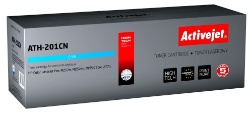 Toner Activejet ATH-201CN (zamiennik HP 201A CF401A; Supreme; 1400 stron; niebieski) - 847252