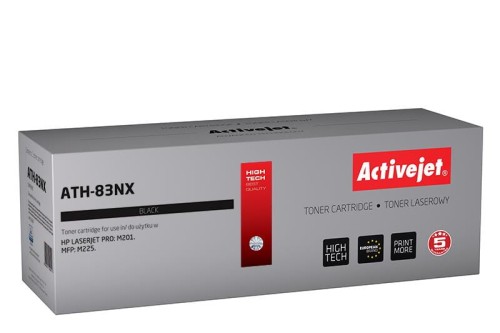 Toner Activejet ATH-83NX (zamiennik HP 83X CF283X; CANON CRG-737; Supreme; 2200 stron; czarny) - 847135