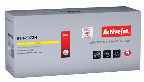 Toner Activejet ATH-2072N (zamiennik HP 117A 2072A; Supreme; 700 stron; żółty) - 937261