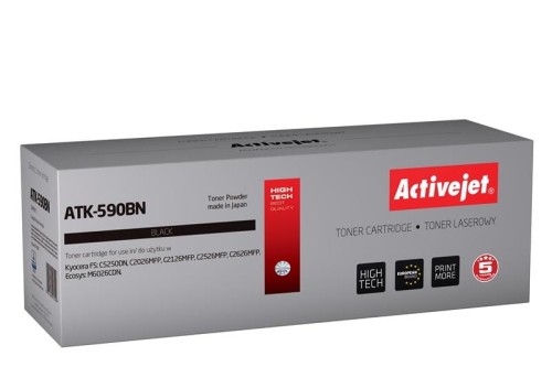 Toner Activejet ATK-590BN (zamiennik Kyocera TK-590BK; Supreme; 7000 stron; czarny) - 847345