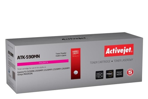 Toner Activejet ATK-590M (zamiennik Kyocera TK-590M; Supreme; 5000 stron; czerwony) - 847347
