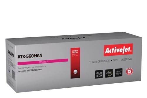 Toner Activejet ATK-560YAN (zamiennik Kyocera TK-560Y; Premium; 10000 stron; żółty) - 1205293