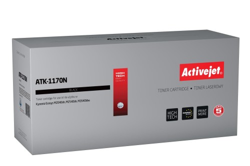 Toner Activejet ATK-1170N (zamiennik Kyocera TK-1170; Supreme; 7200 stron; czarny) - 847301