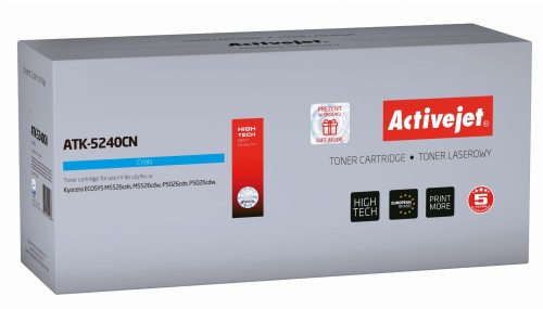 Toner Activejet ATK-5240CN (zamiennik Kyocera TK-5240C; Supreme; 3000 stron; niebieski) - 847368