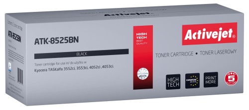 Toner Activejet ATK-8525BN (zamiennik Kyocera TK-8525K; Supreme; 30000 stron; czarny) - 1146437