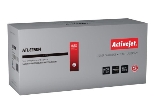 Toner Activejet ATL-E250N (zamiennik Lexmark E250A11E; Supreme; 3500 stron; czarny) - 847390