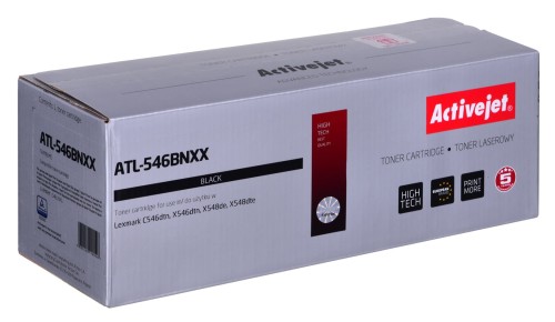 Toner Activejet ATL-546BNXX (zamiennik LEXMARK C546U1KG; Supreme; 8000 stron; czarny) - 1130000
