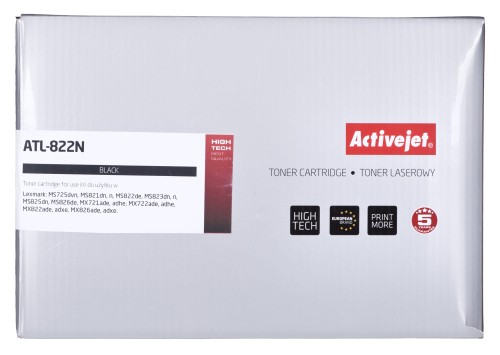 Toner Activejet ATL-822N (zamiennik Lexmark 58D2H00; Supreme; 15000 stron; czarny) - 1130012