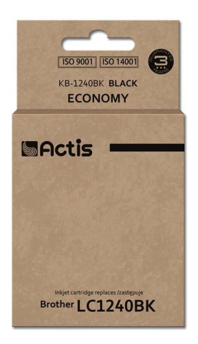 Tusz ACTIS KB-1240Bk (zamiennik Brother LC1240BK/LC1220BK; Standard; 19 ml; czarny) - 847666