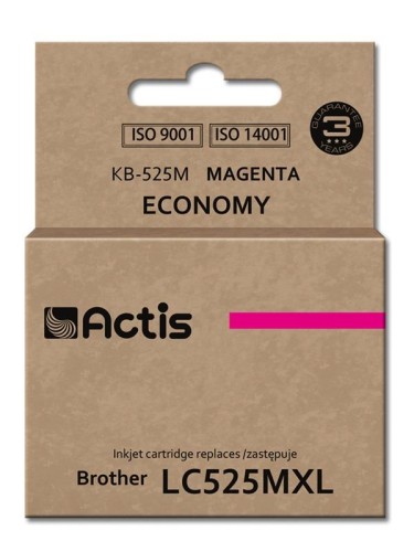 Tusz ACTIS KB-525M (zamiennik Brother LC525M; Standard; 15 ml; czerwony) - 847676