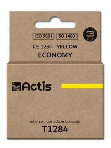 Tusz ACTIS KE-1284 (zamiennik Epson T1284; Standard; 13 ml; żółty) - 847823